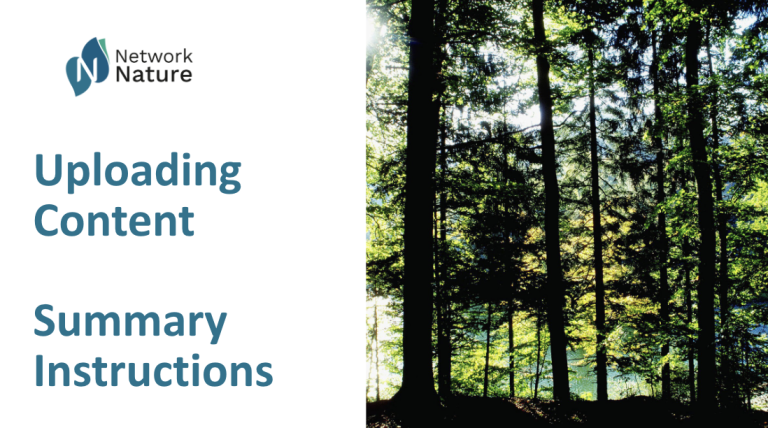 uploading content instructions