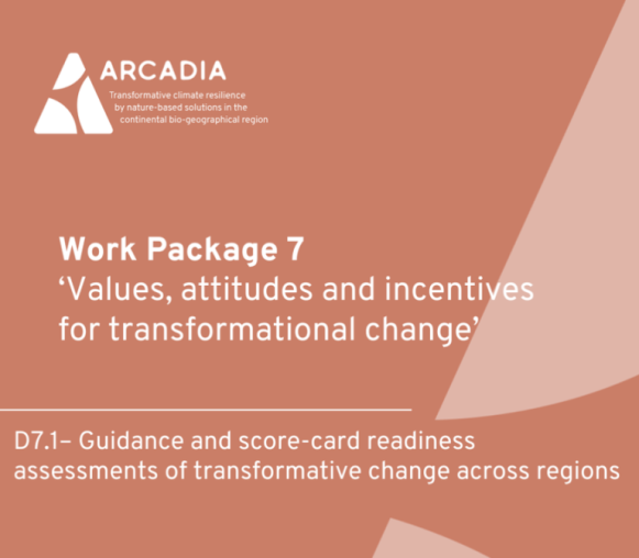 ARCADIA D7.1 – Guidance and score-card readiness assessments of transformative change for climate resilience across regions