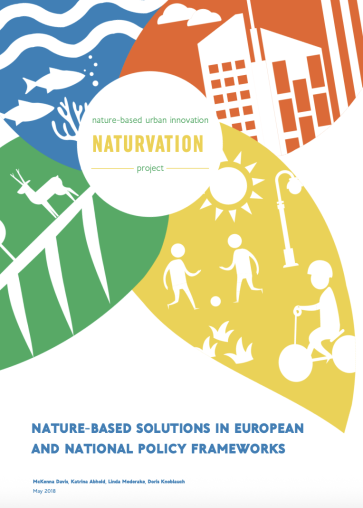 Nature based solutions in European and National Policy Frameworks report cover