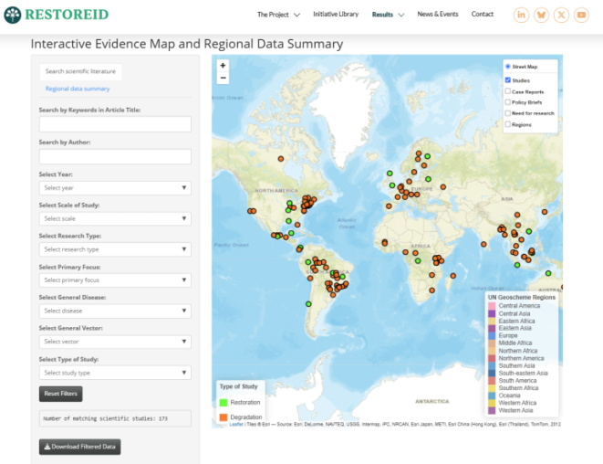 Living Evidence Atlas Screenshot