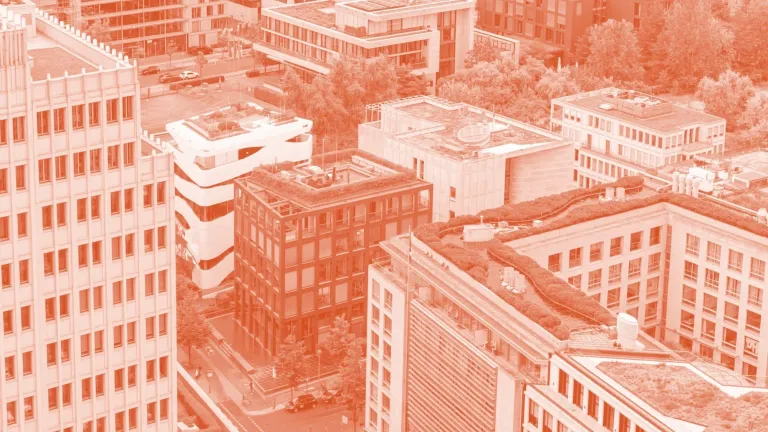 Aerial view of a city