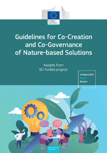 Document cover of Co-Governance of Nature-based Solutions -Insights from EU-funded Projects