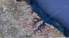 The Valletta case-study area in EnRoute: Malta's Northern Harbour and Grand Harbour Local Plan Areas (basemap: Google, 2018).